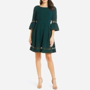Nordstrom Eliza J Dark Forest Green Women's Dress